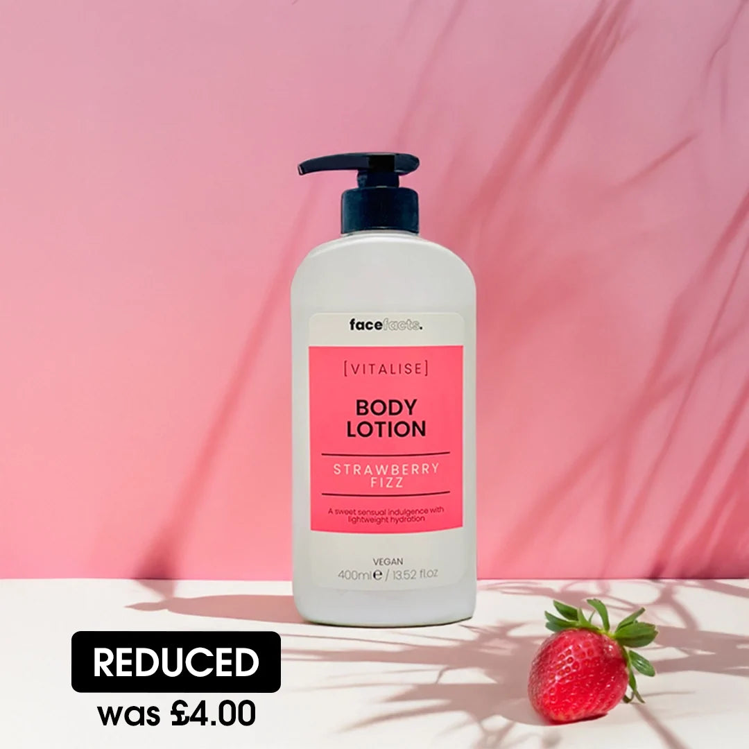 Face Facts Vitalise Body Lotion Strawberry Fizz 400ml