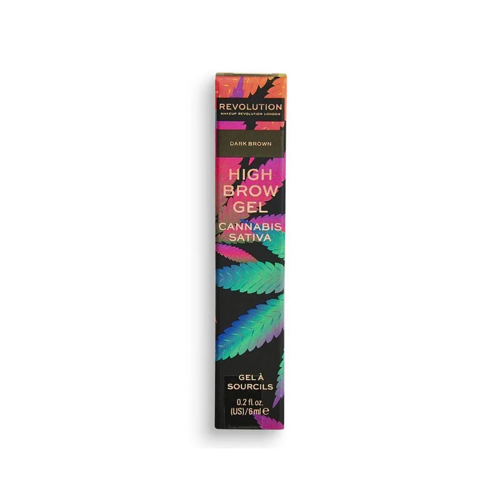 Revolution High Brow Gel with Cannabis Sativa Dark Brown
