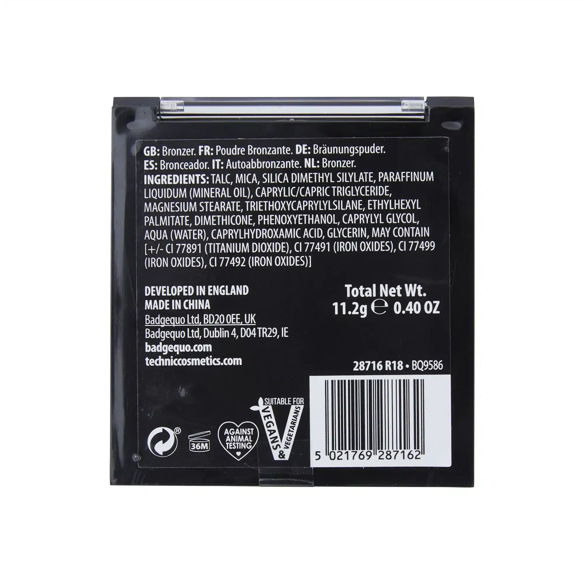 Technic Matte Mega Bronze & Contour Palette