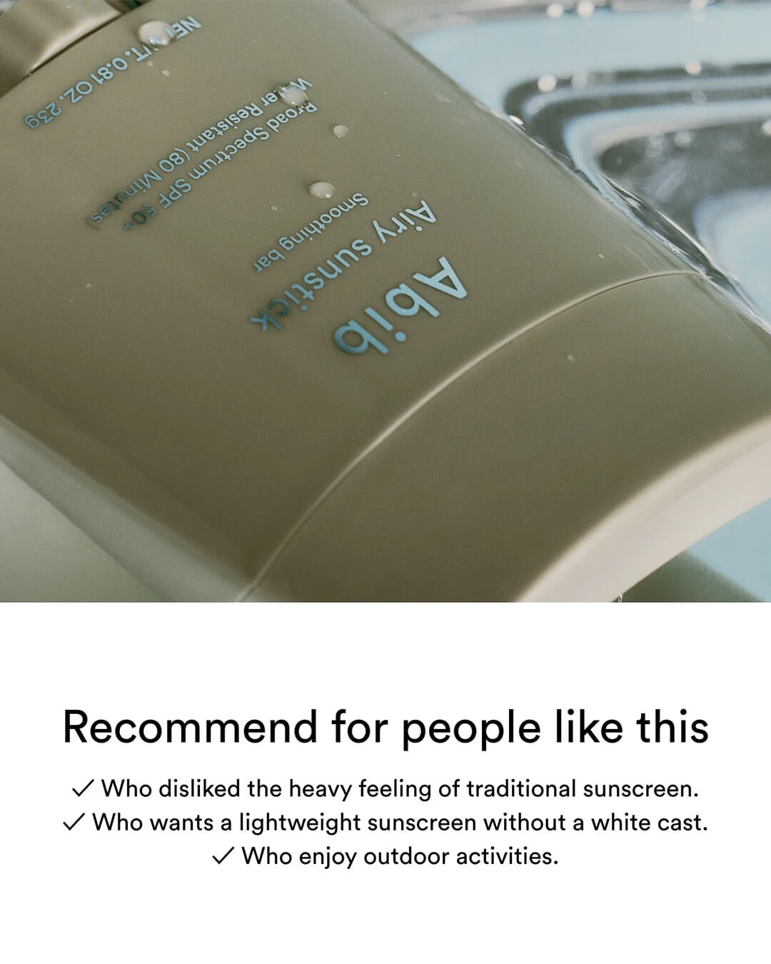 Abib Airy Sunstick Smoothing Bar