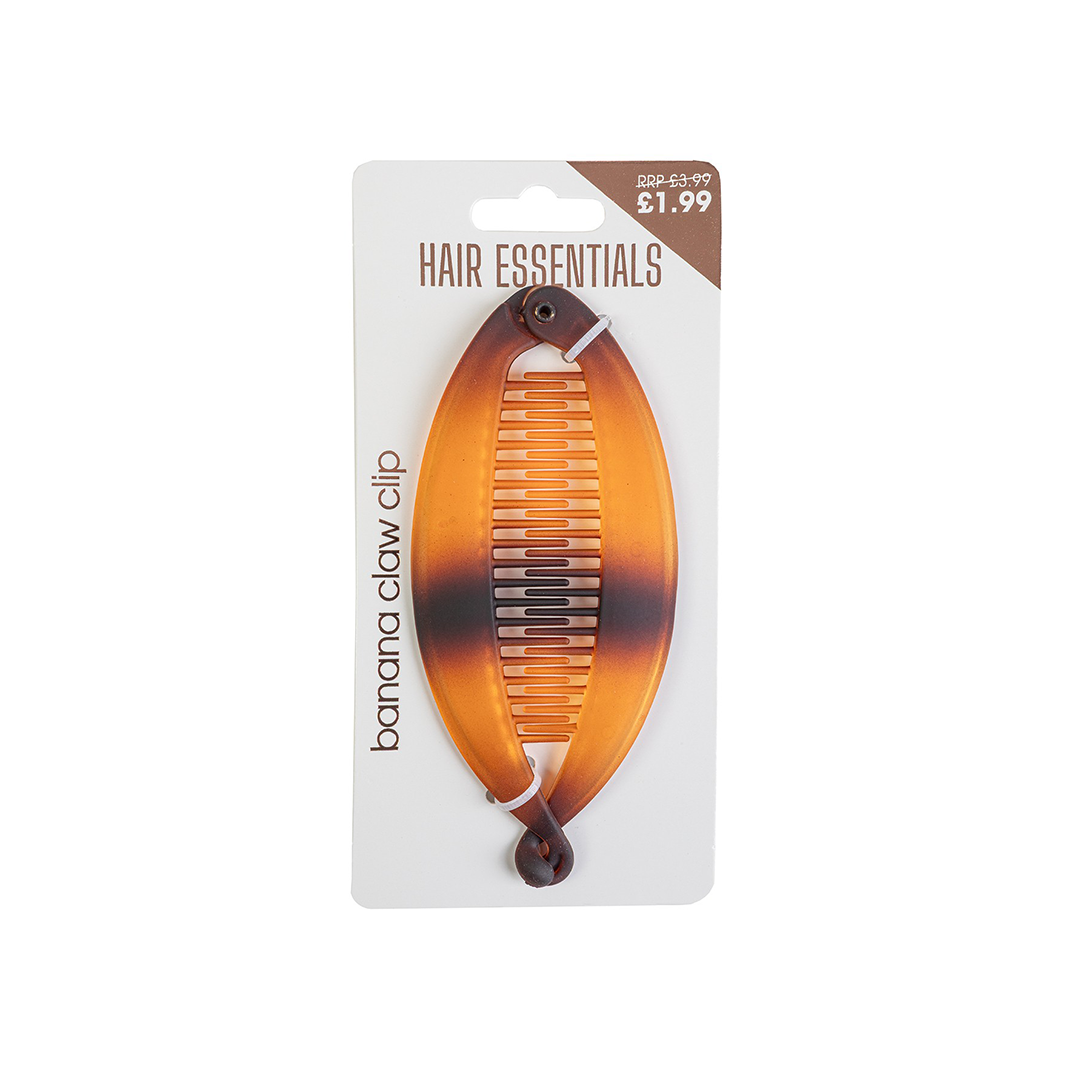 Beauty Outlet Claw Clip Banana Tortoise BEAU569