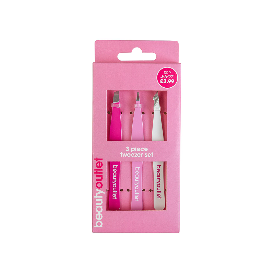 Beauty Outlet 3 Pack Tweezer BEAU584
