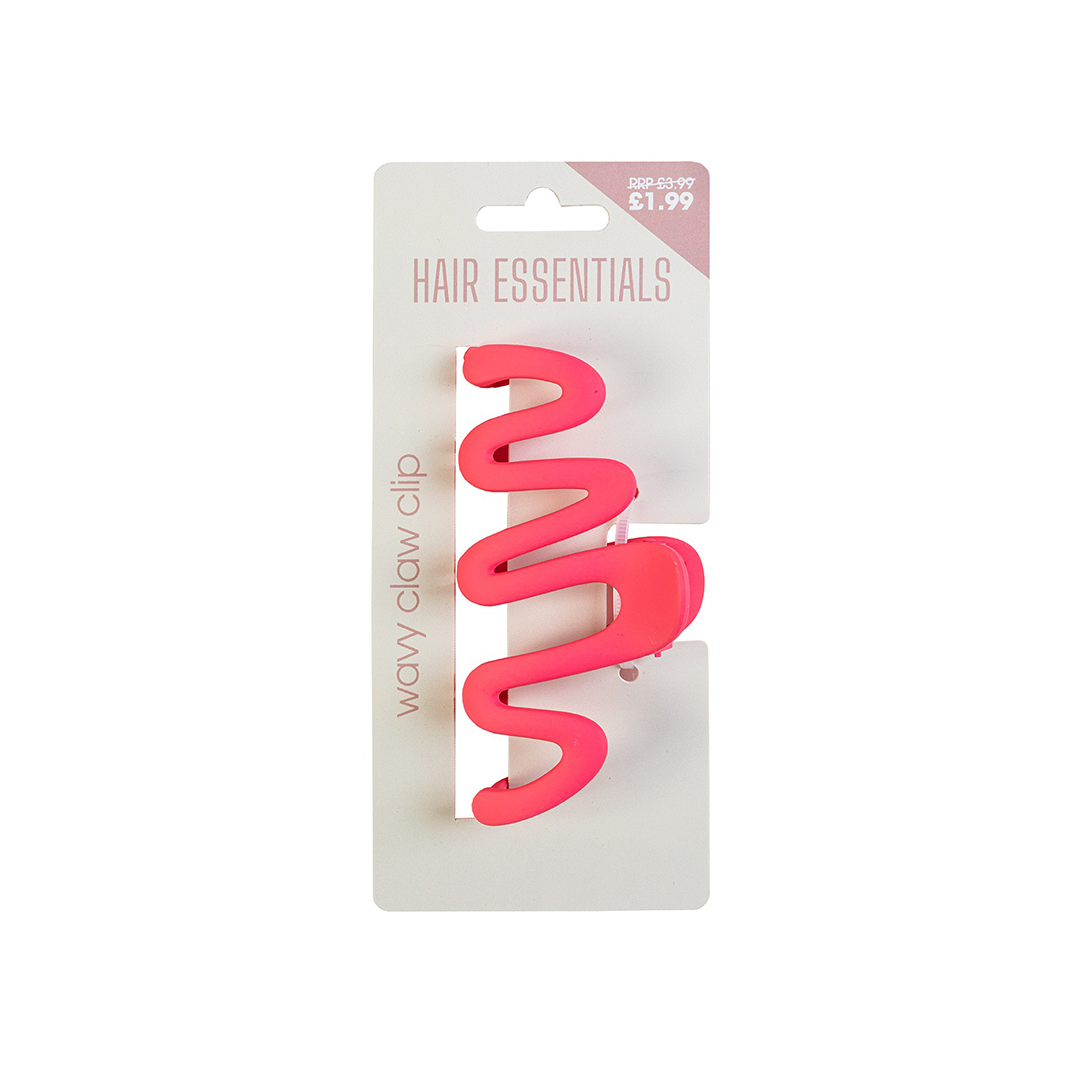 Beauty Outlet Claw Clip Wavy Pink BEAU617