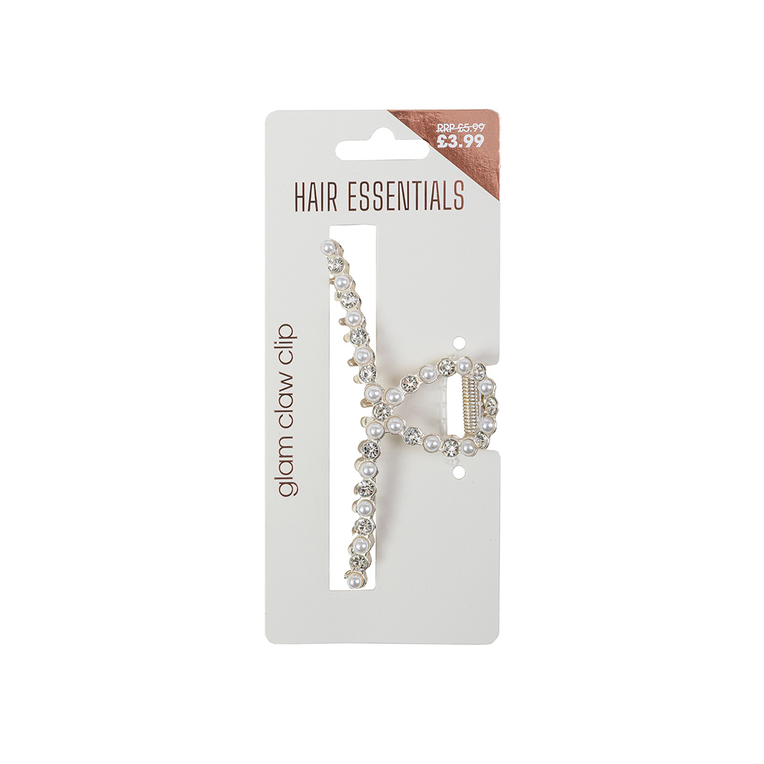 Beauty Outlet Glam Claw Clip Pearl Loop BEAU627