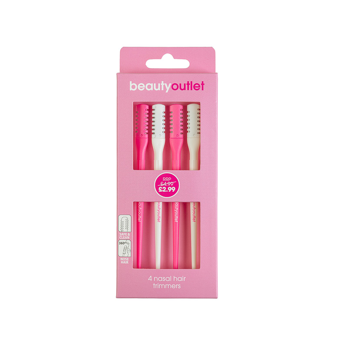 Beauty Outlet 4 Ladies Nose Trimmers BEAU694