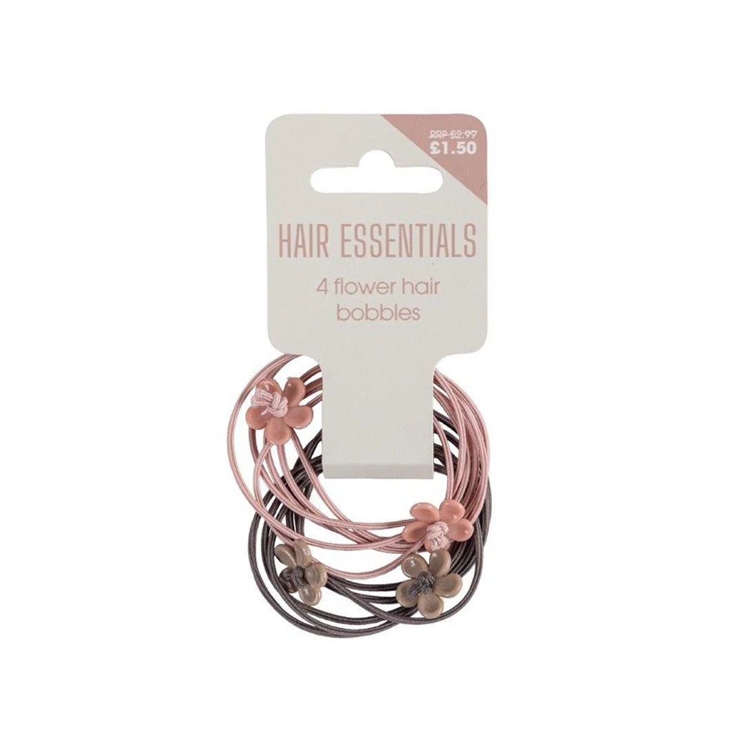 Beauty Outlet 4 Flower Hair Bobbles BEAU740