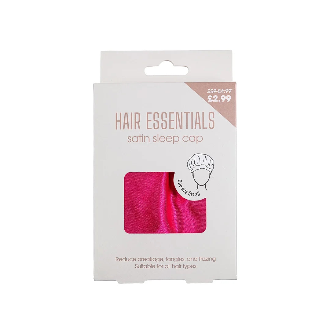 Beauty Outlet Satin Sleep Cap Pink BEAU775