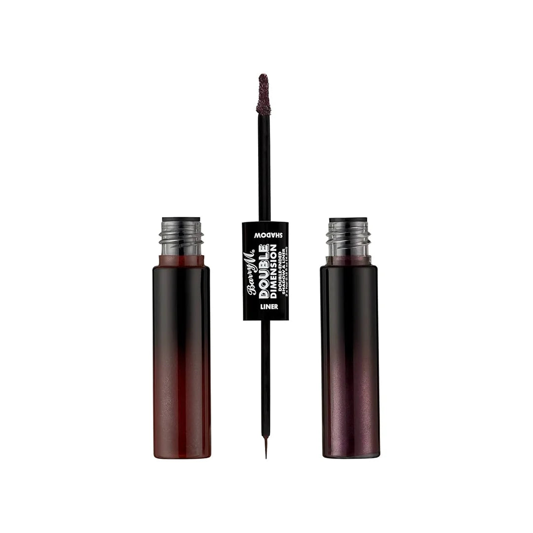 Barry M Double Dimension Eyeshadow & Liner Duo Purple Parallel