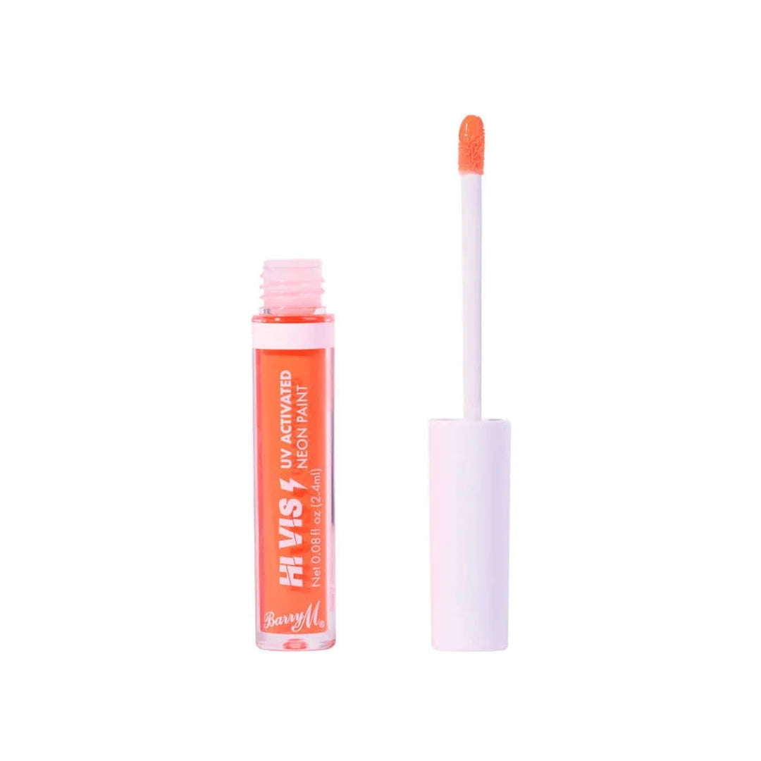 Barry M Hi Vis UV Activated Neon Paint Orange Force