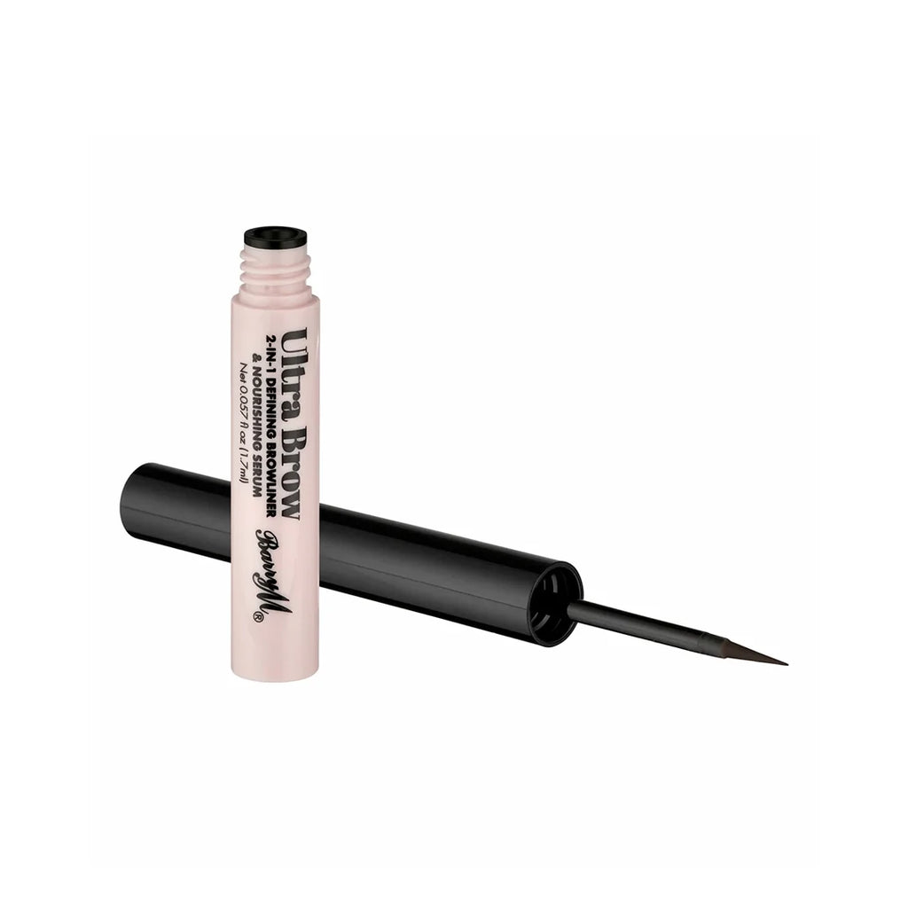 Barry M Ultra Brow 2in1 Defining Brow Liner & Nourishing Serum Light Brown