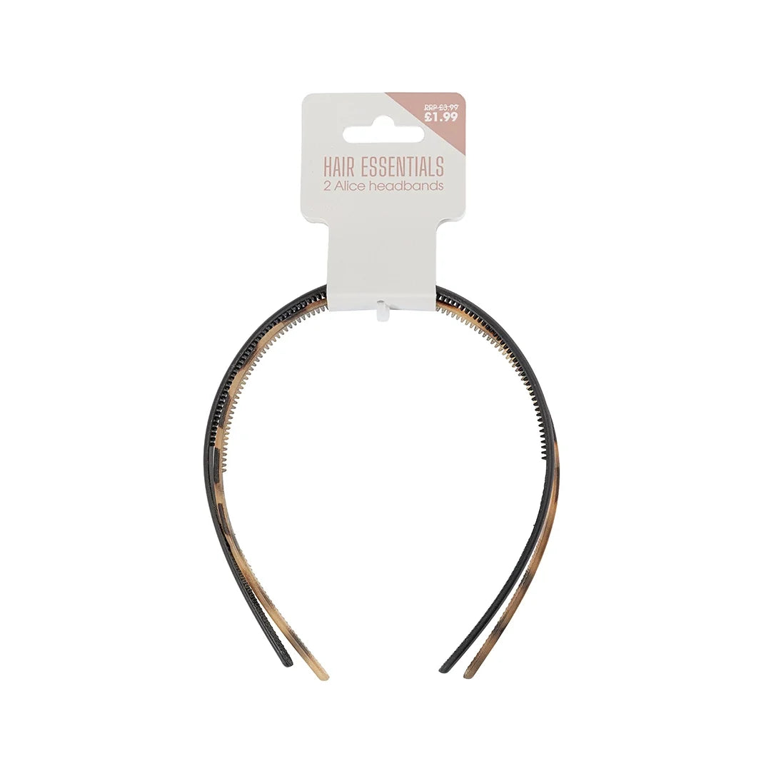 Beauty Outlet 2 Assorted Alice Bands BEAU779