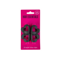 Beauty Outlet 4 Heart Claw Clips Black BEAU369