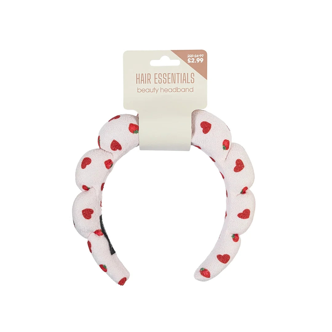 Beauty Outlet Bubble Headband Strawberry Heart BEAU771