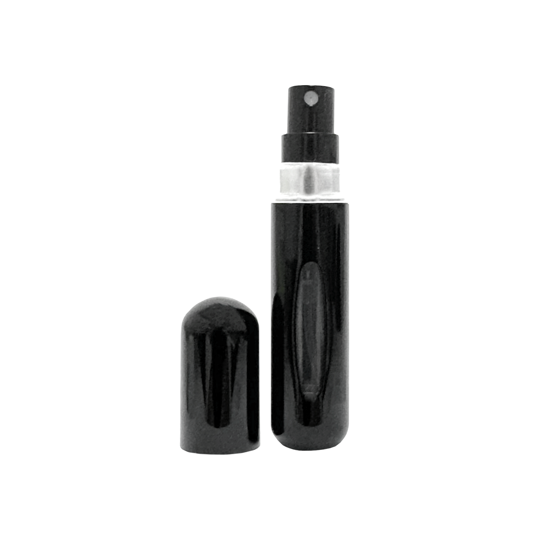 Beauty Outlet Refillable Perfume Atomiser Black/Pink 5ml BEAU426