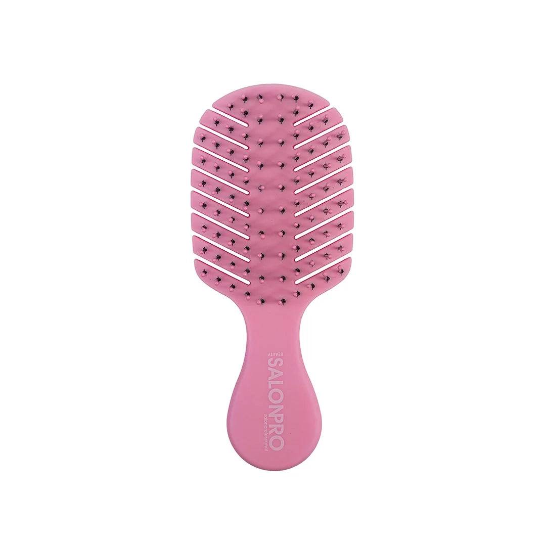 Beauty SalonPro Mini Detangle Hairbrush Pink BEAU754