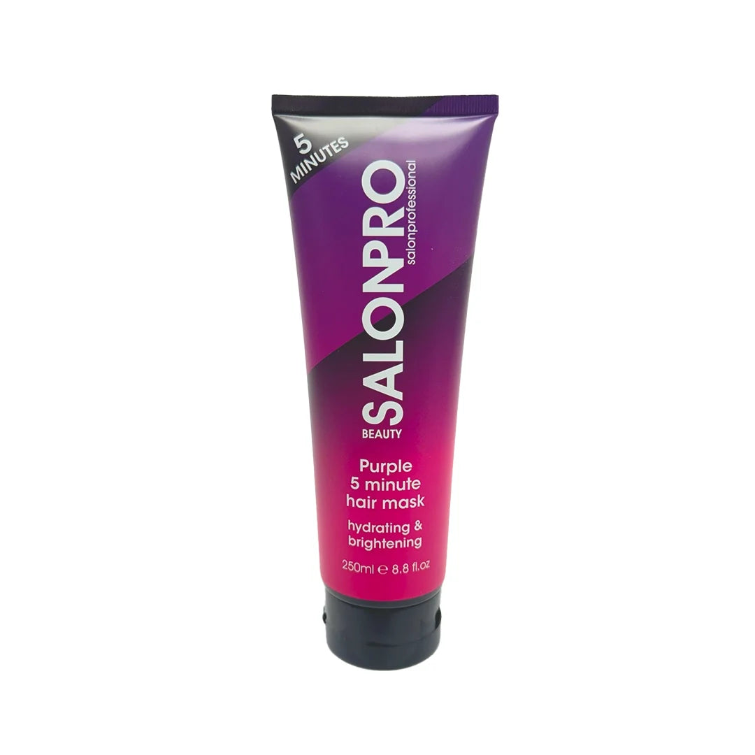 Beauty SalonPro Purple Hair Mask Tube Hydrating & Brightening 250ml