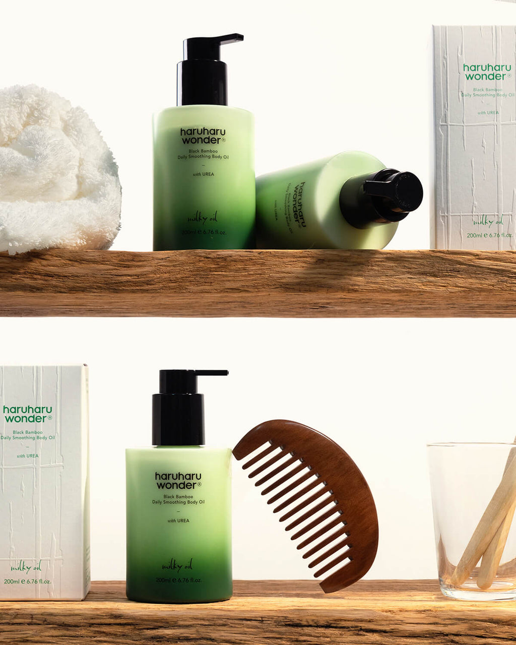 haruharu wonder Black Bamboo Daily Smoothing Body Oil