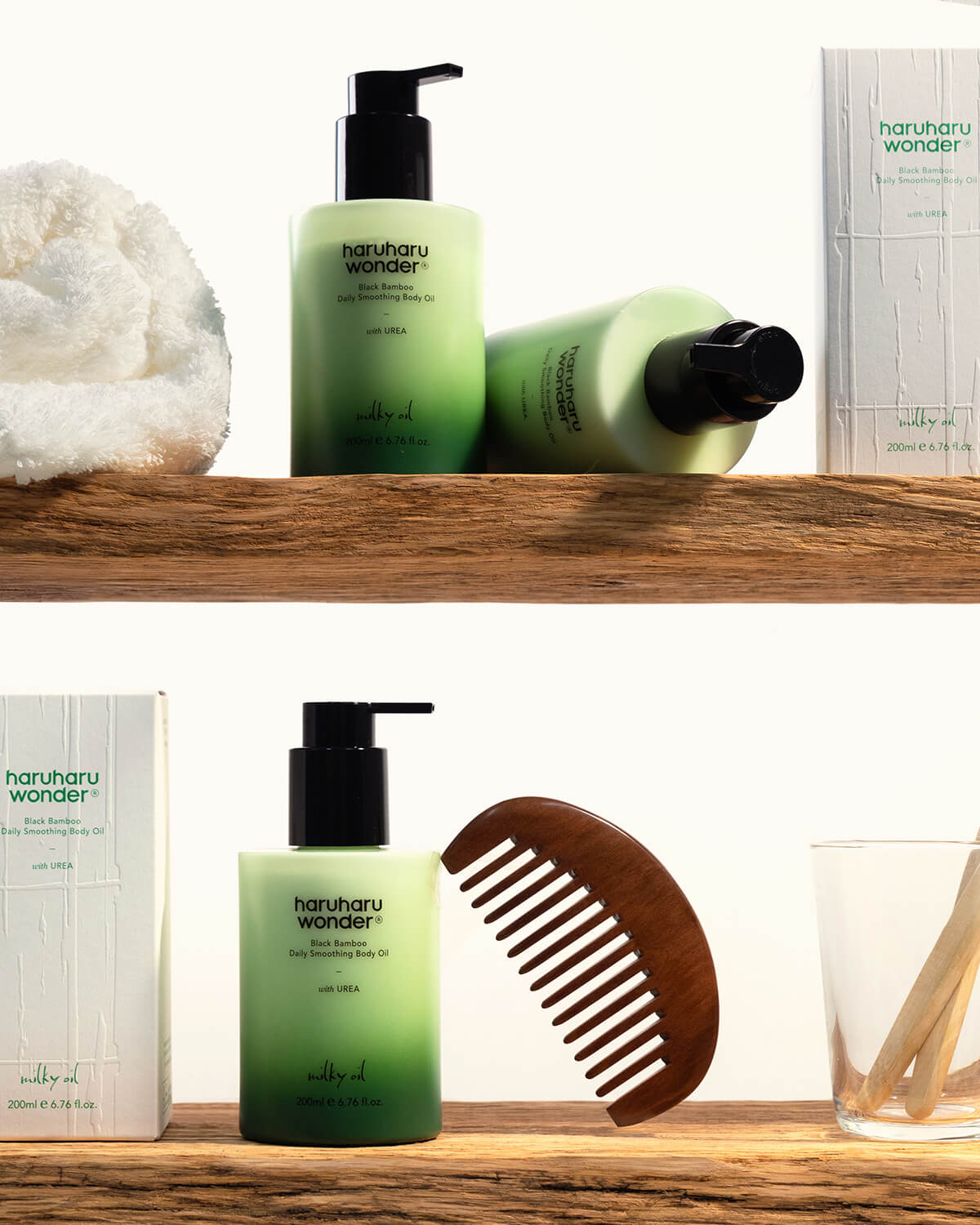 haruharu wonder Black Bamboo Daily Smoothing Body Oil