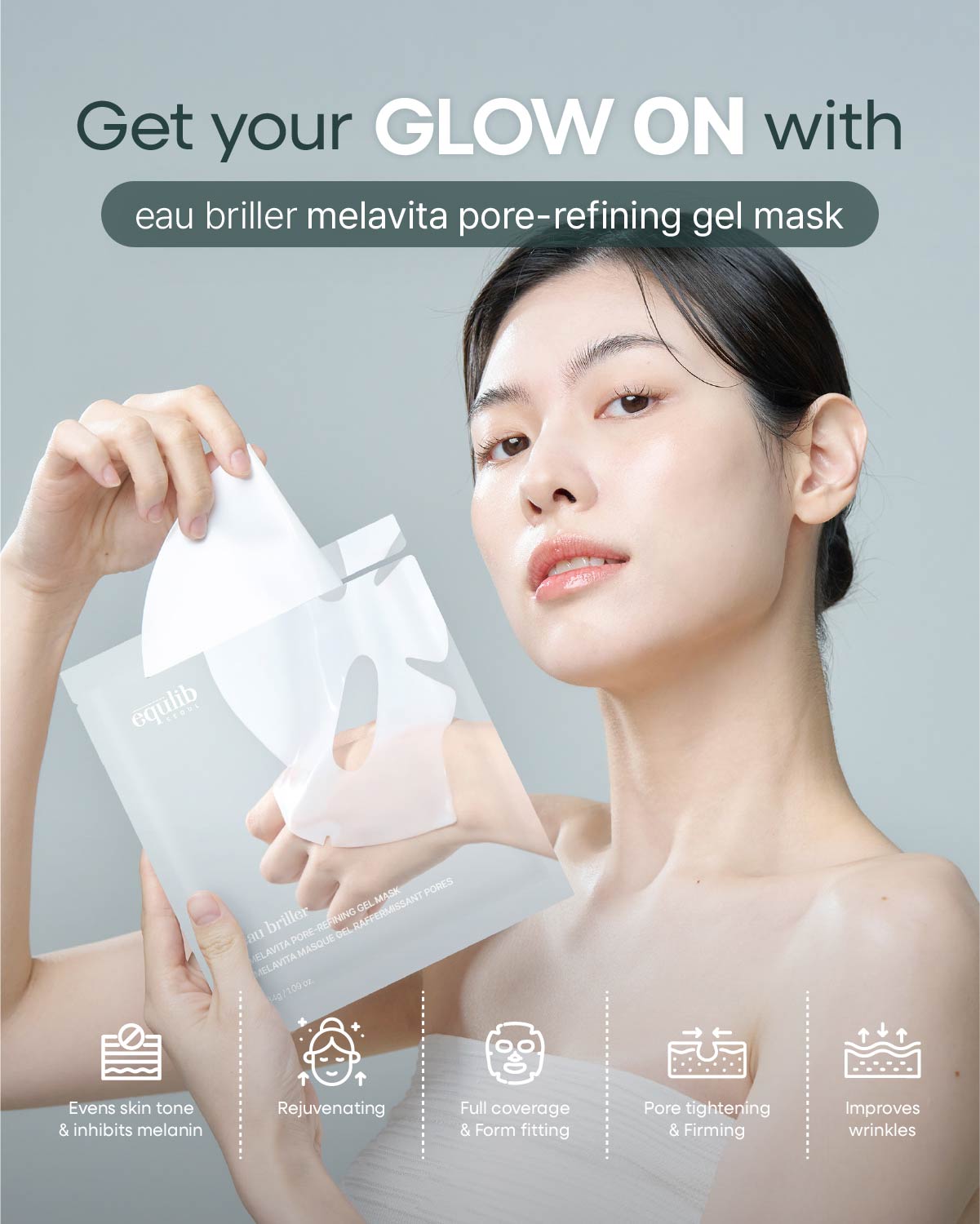 Equlib Eau Briller MelaVita Pore-Refining Gel Mask