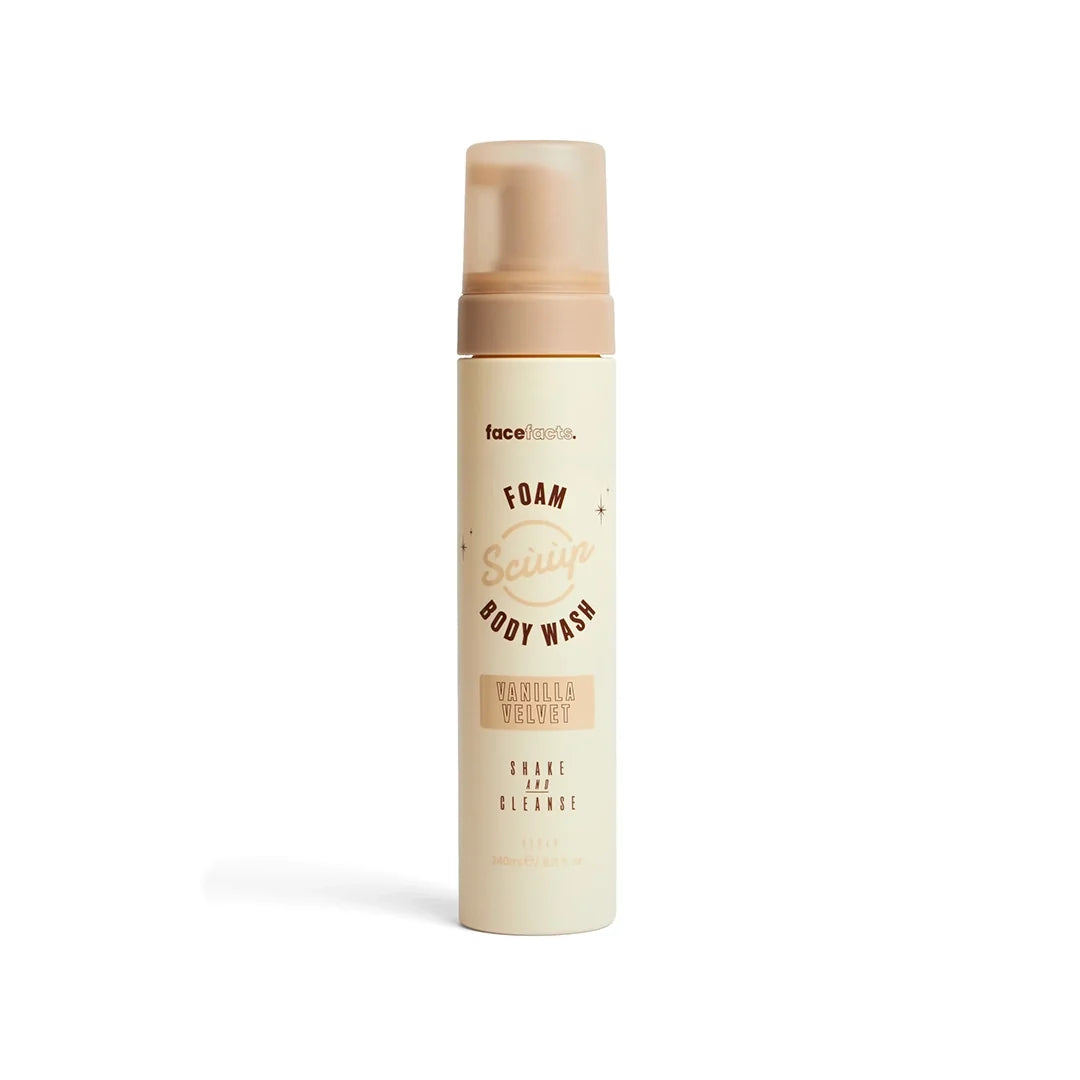 Face Facts Scuup Velvet Foam Body Wash Vanilla