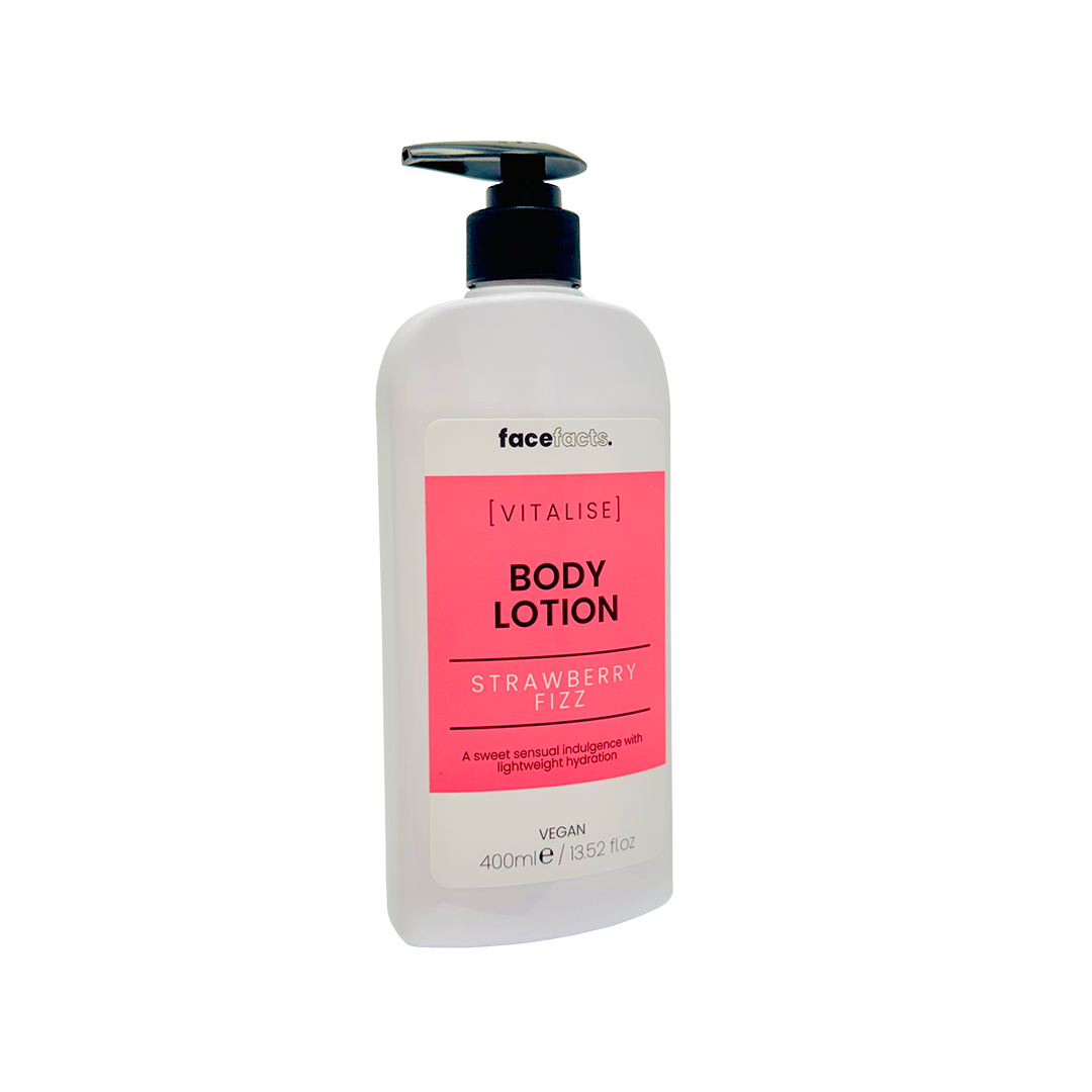 Face Facts Vitalise Body Lotion Strawberry Fizz 400ml