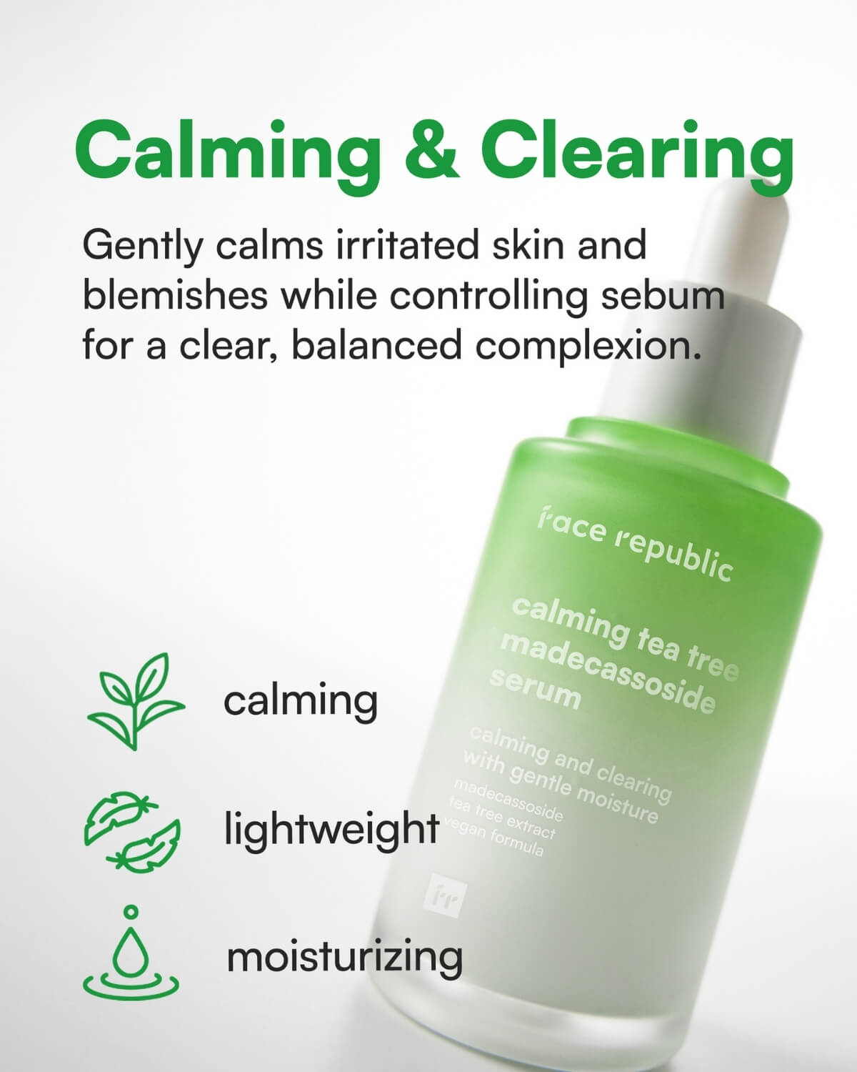 Face Republic Calming Tea Tree Madecassoside Serum