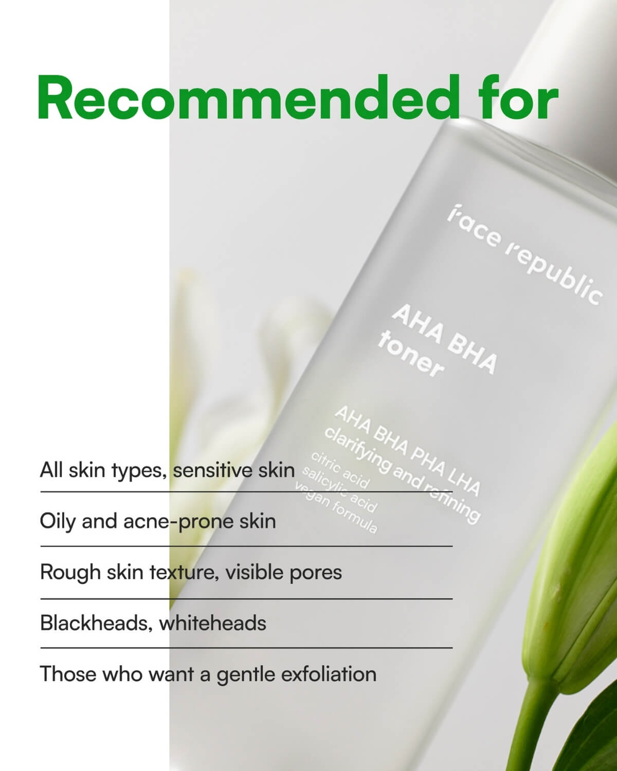 Face Republic AHA BHA Toner