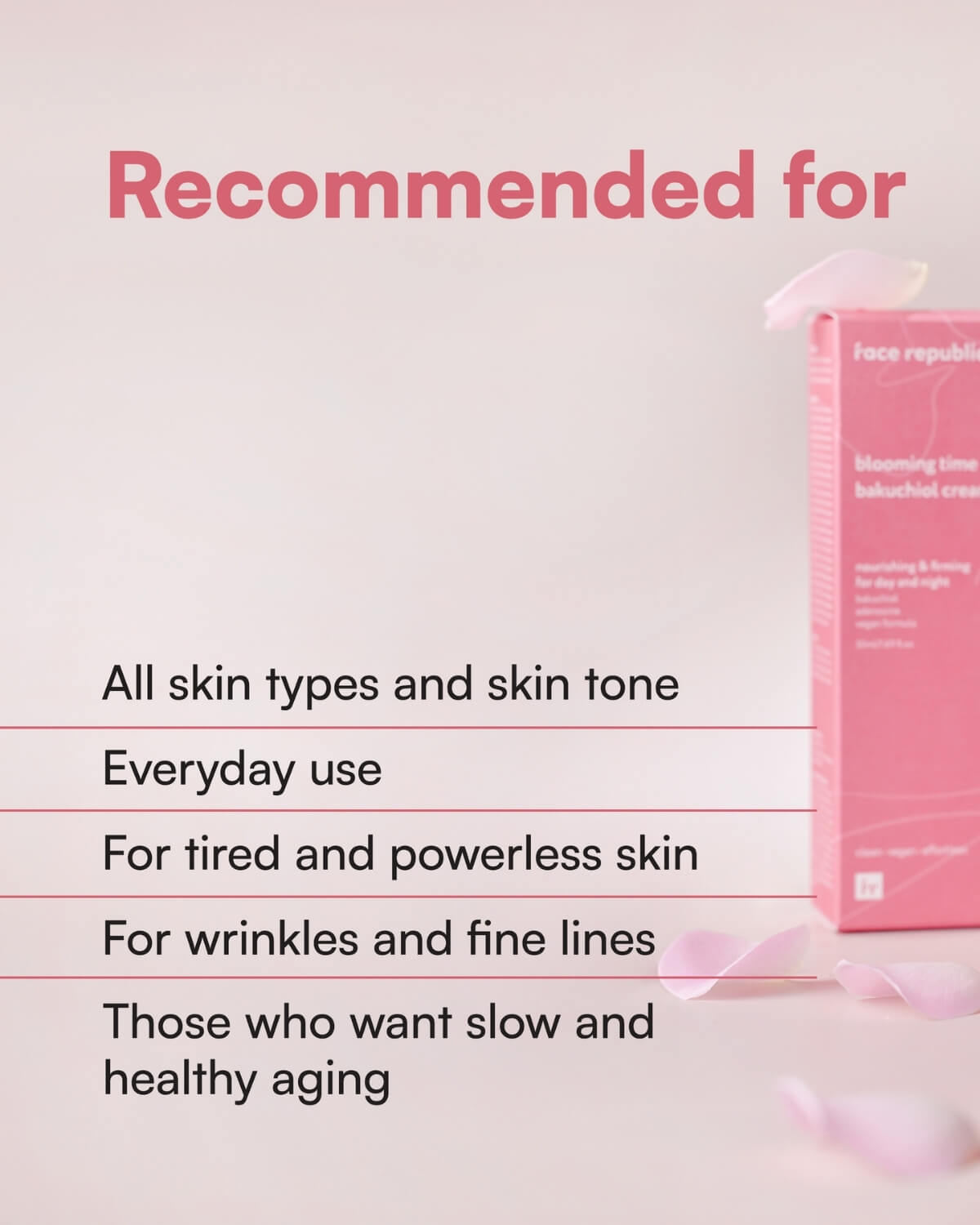 Face Republic Blooming Time Bakuchiol Cream