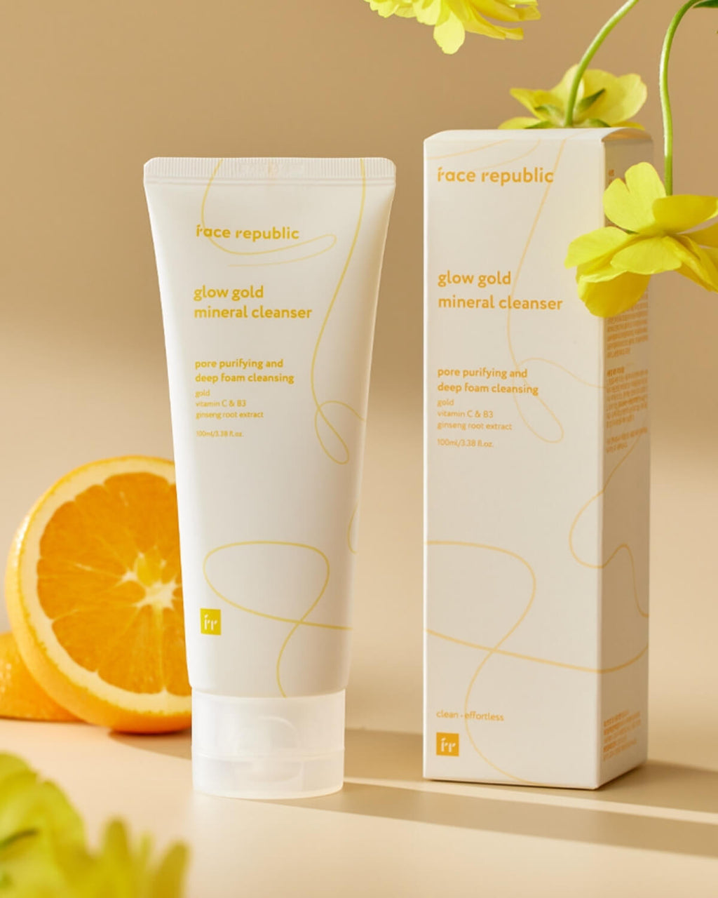Face Republic Glow Gold Mineral Cleanser
