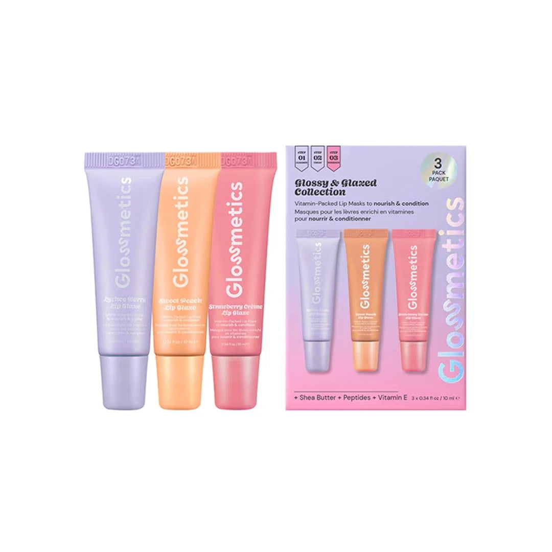 Glossmetics Glossy & Glazed Collection 3 Pack 10ml