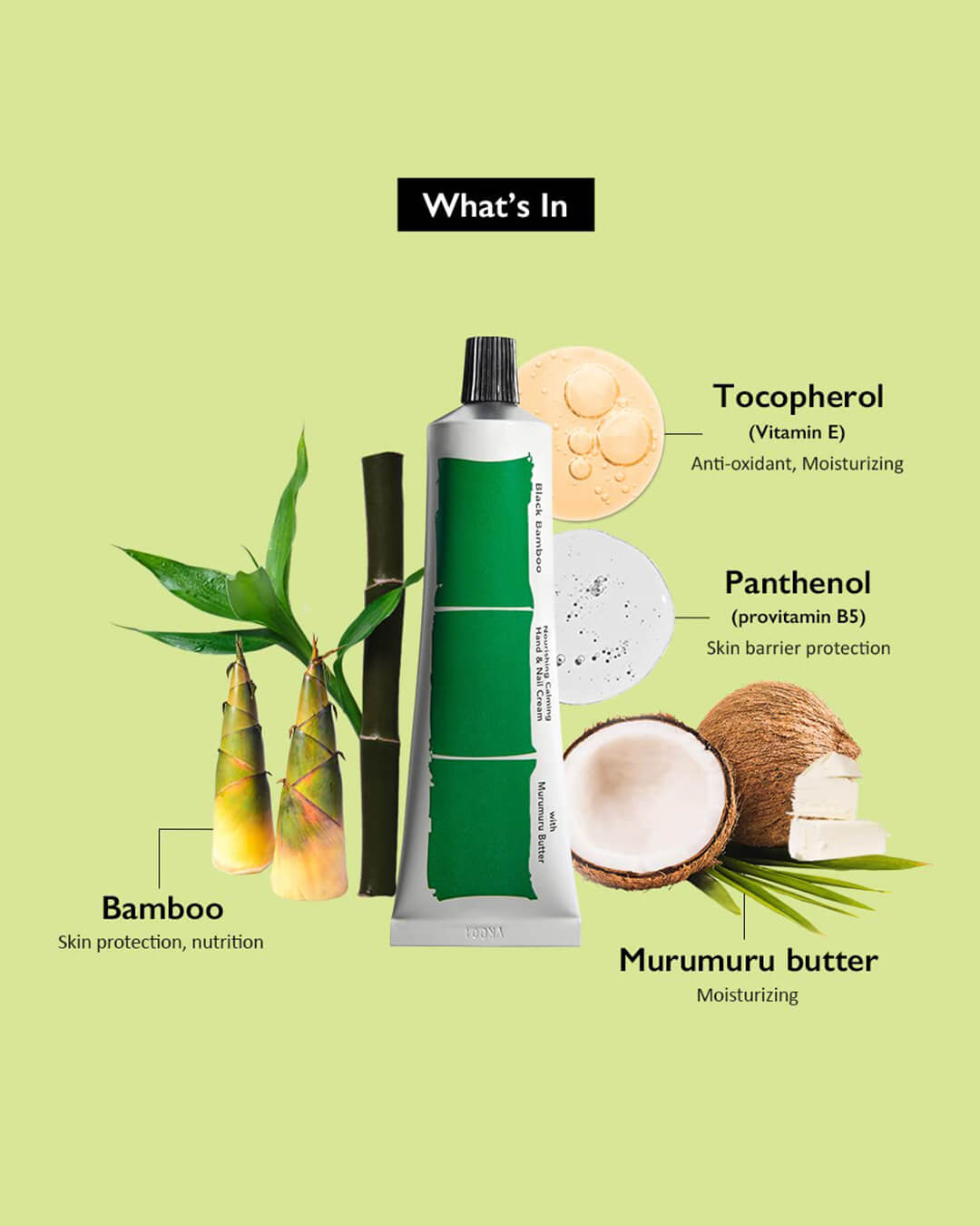haruharu wonder Black Bamboo Nourishing Calming Hand & Nail Cream