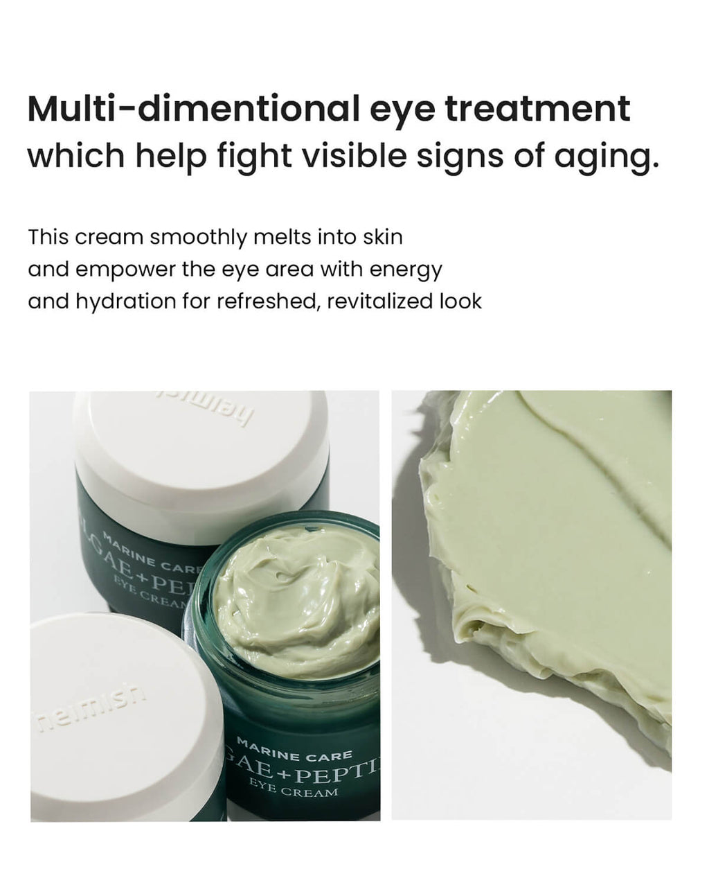 Heimish Marine Care Algae + Peptide Eye Cream