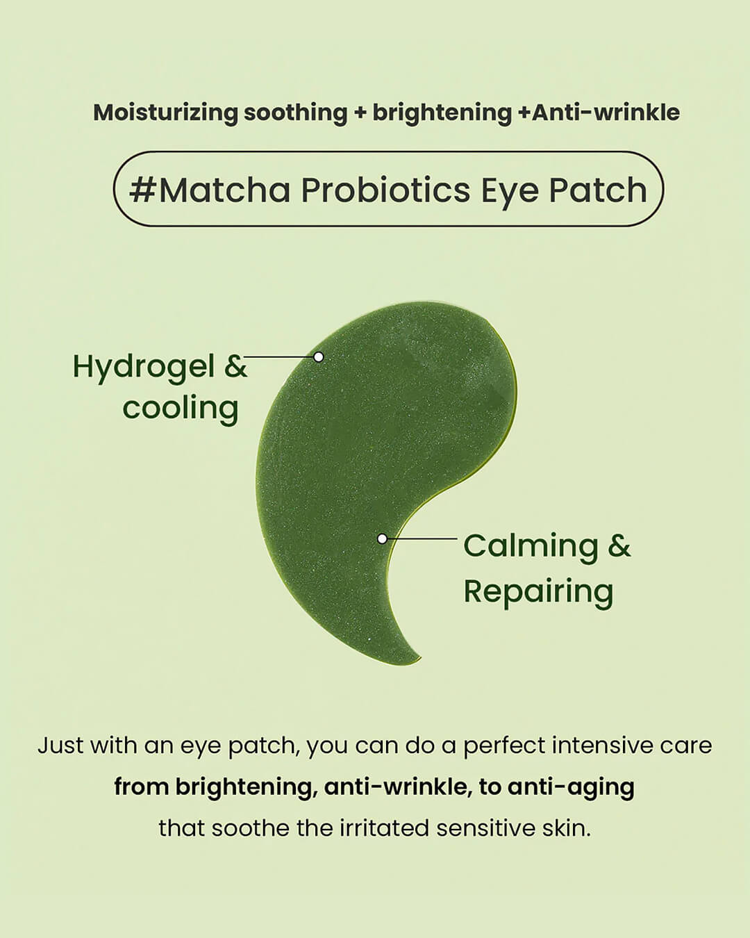 Heimish Matcha Biome Hydrogel Eye Patch