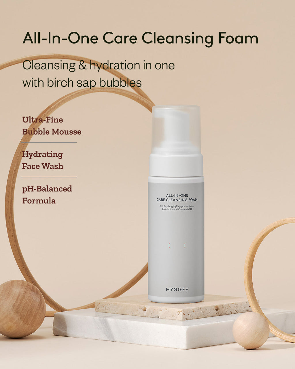 Hyggee All-In-One Care Cleansing Foam