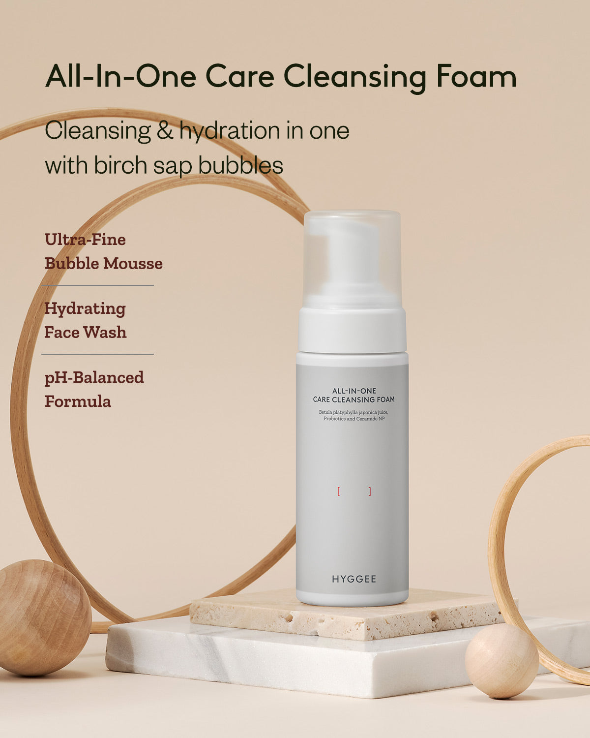 Hyggee All-In-One Care Cleansing Foam