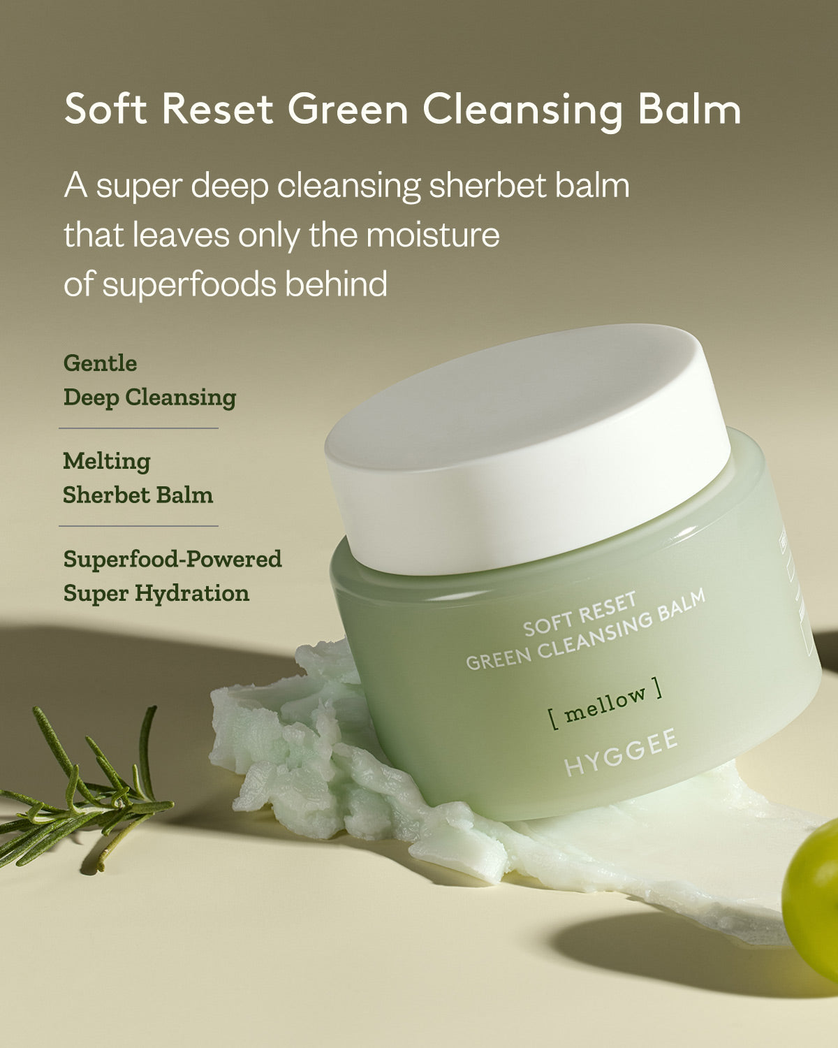 Hyggee Soft Reset Green Cleansing Balm