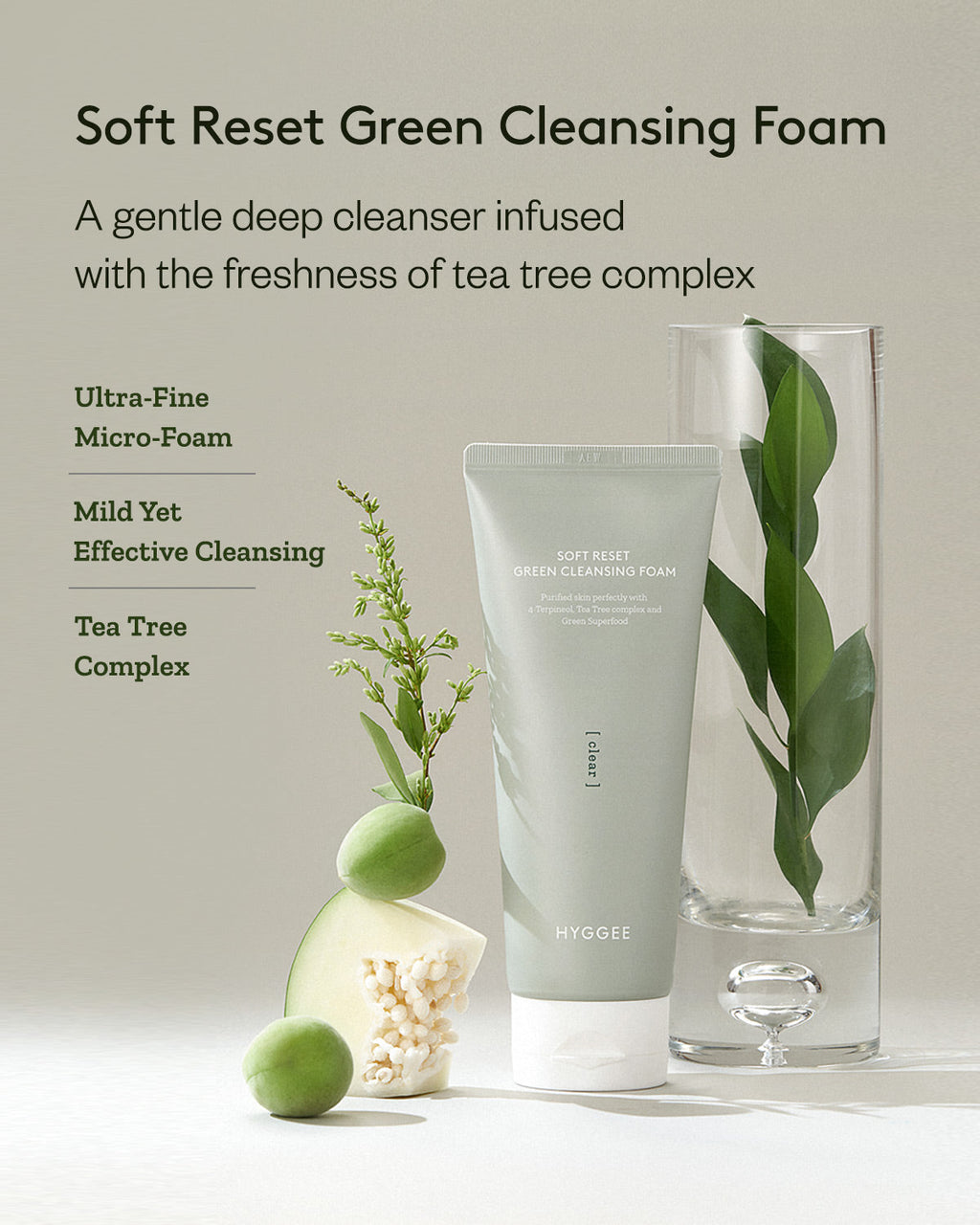 Hyggee Soft Reset Green Cleansing Foam