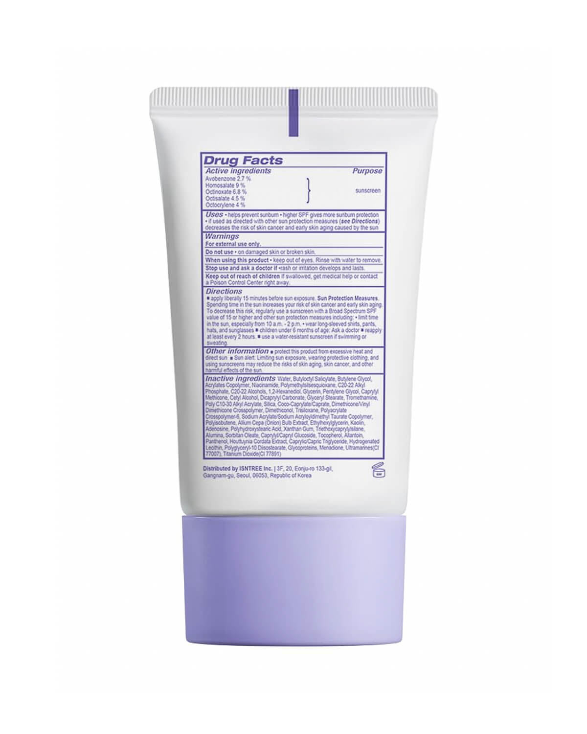 Isntree Onion Newpair Sunscreen