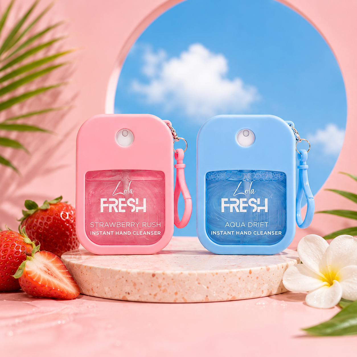 Spa By Lola Instant Hand Cleanser Strawberry Rush