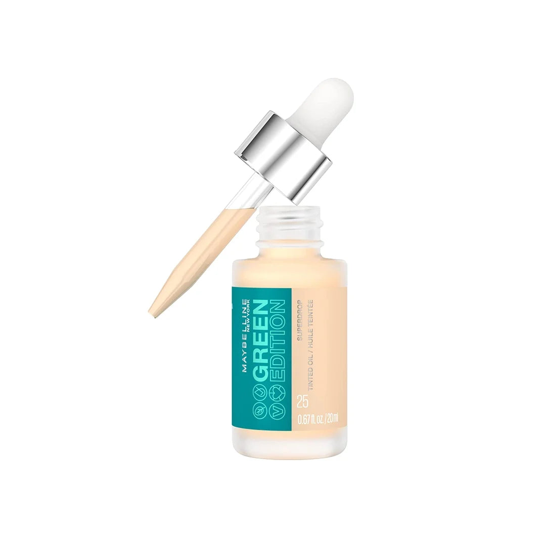 Maybelline Green Edition Superdrop Tinting Oil Foundation 25 20ml