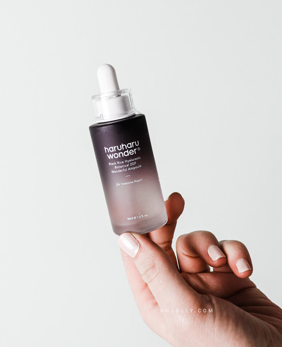 haruharu wonder Black Rice Hyaluronic Botanical 2GF Wonderful Ampoule