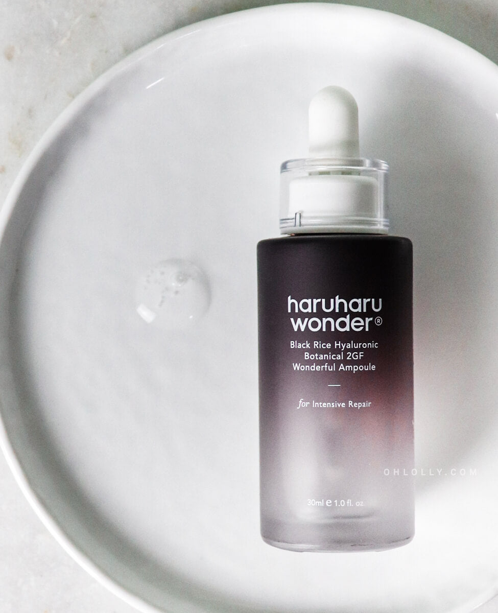 haruharu wonder Black Rice Hyaluronic Botanical 2GF Wonderful Ampoule