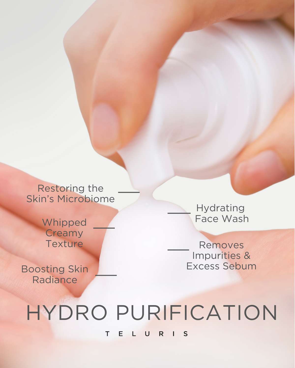 Teluris Hydro Purification Foam Cleanser