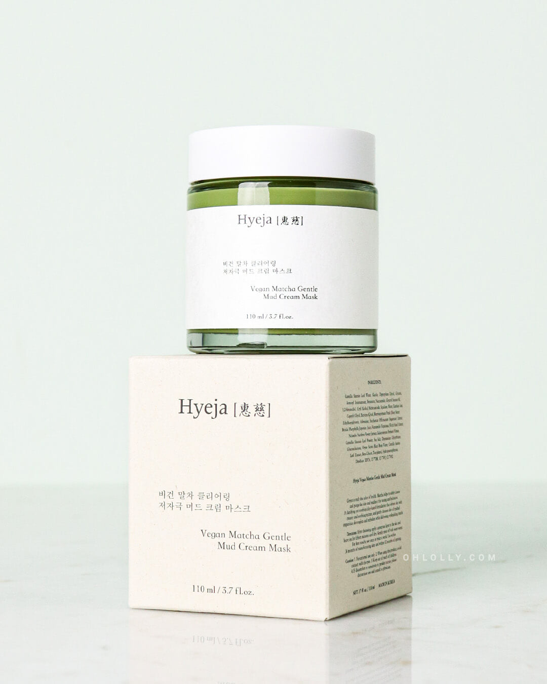 Hyeja Vegan Matcha Gentle Mud Cream Mask