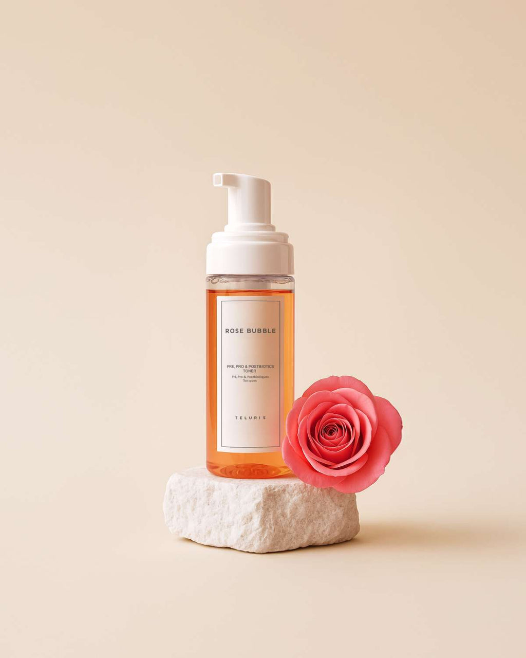 Teluris Rose Bubble Toner