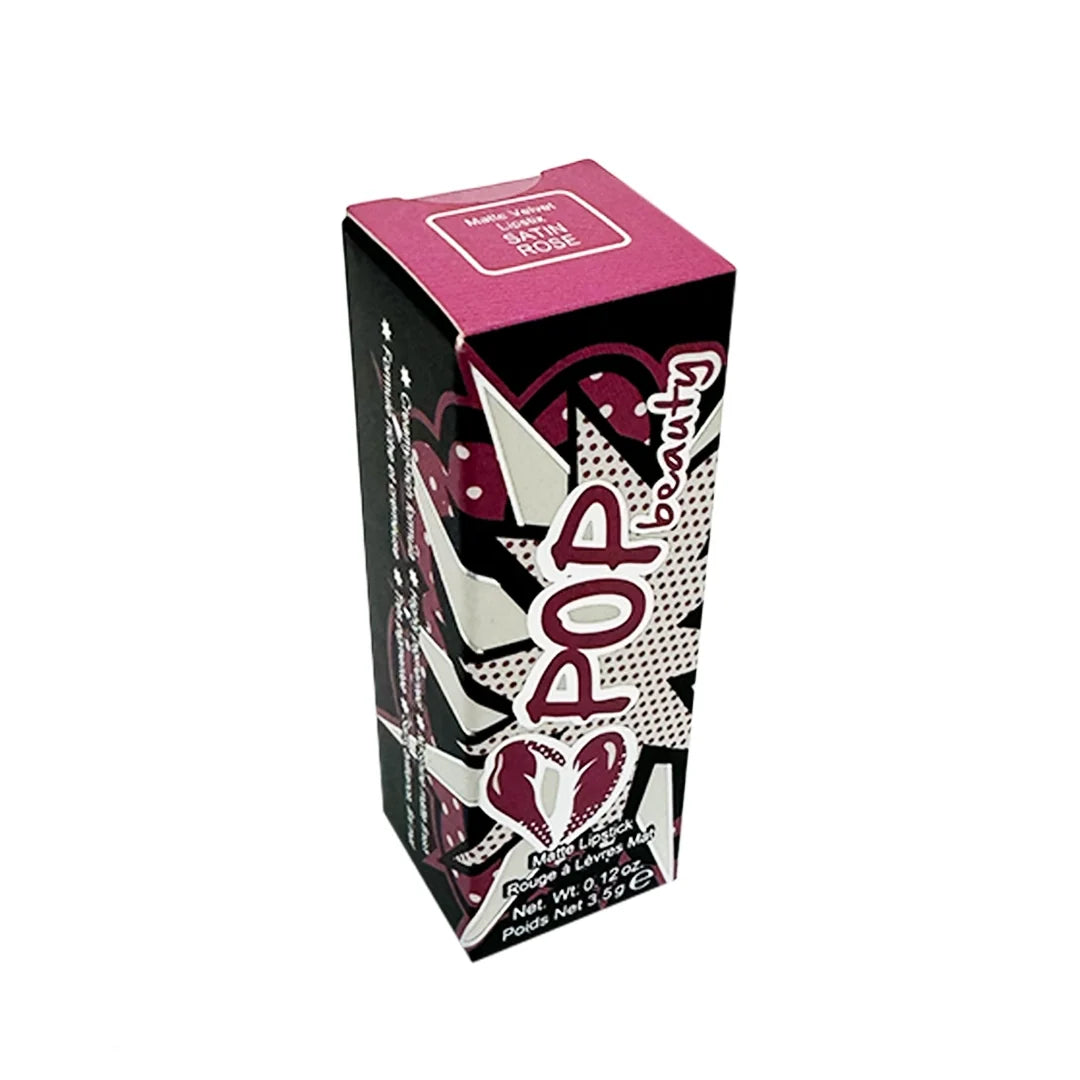 Pop Beauty Matte Velvet Lipstick Satin Rose