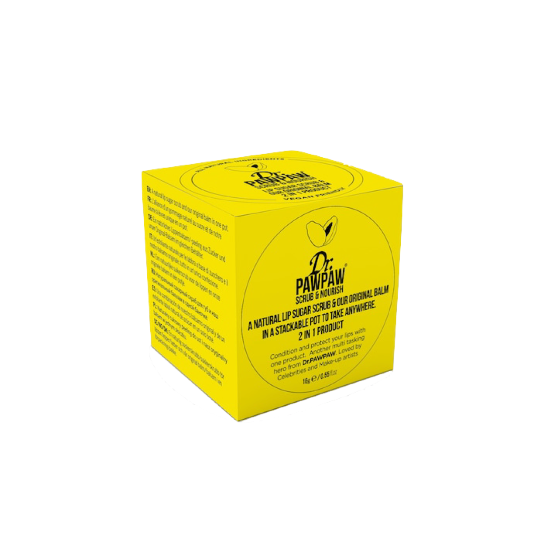Dr Paw Paw Scrub & Nourish Lip Sugar Scrub & Balm