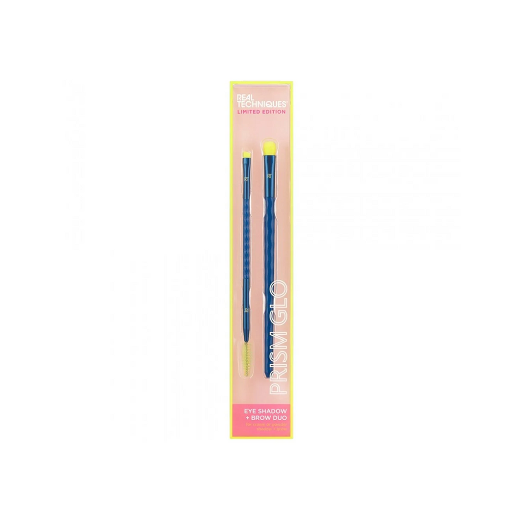 Real Techniques Prism Glow Eyeshadow + Brow Brush Duo