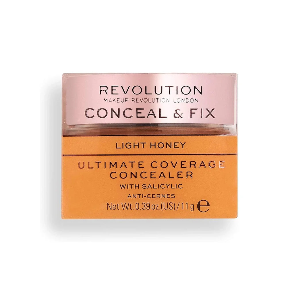 Revolution Conceal & Fix Ultimate Coverage Concealer Light Honey
