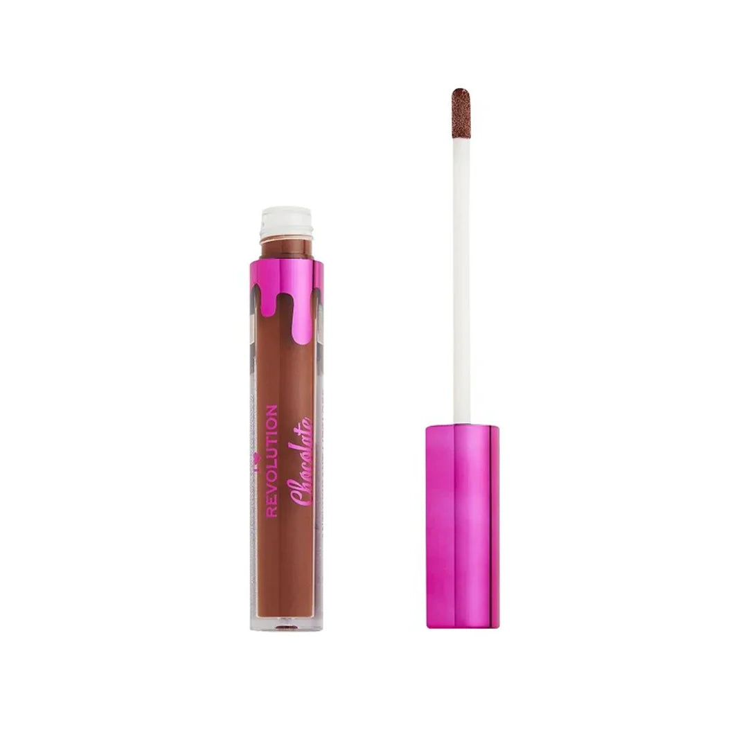 TESTER Revolution I Heart Revolution Chocolate Lip Gloss Chocolate Fudge